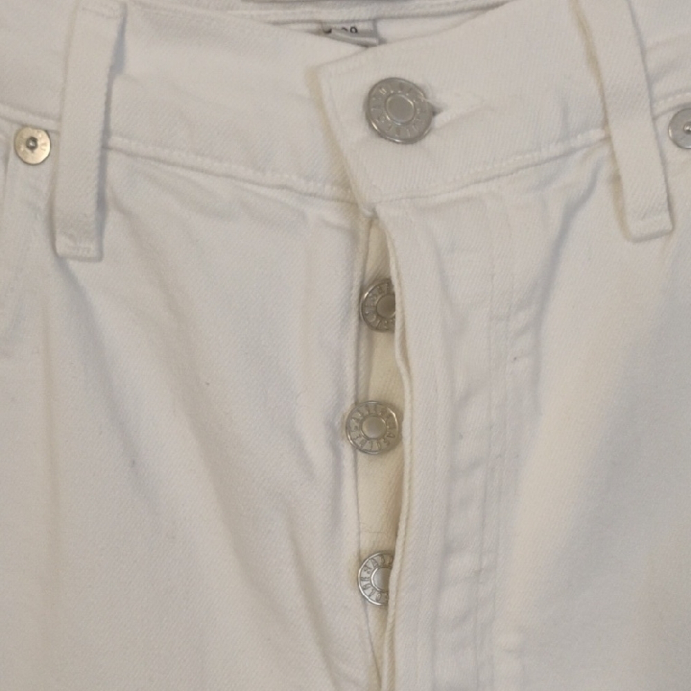 Agolde Los Angeles Premium White Jeans Size 28 - Picture 3 of 4